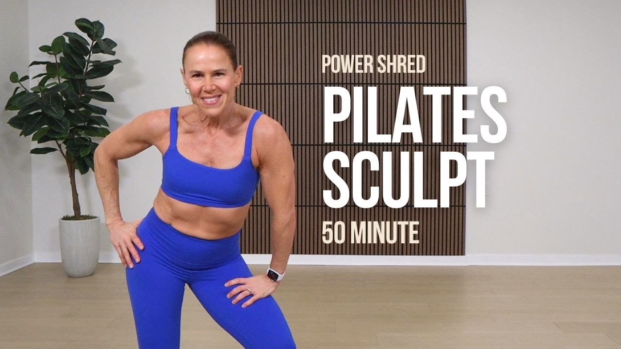 New Year Workout Challenge Day 2: 50 Min Pilates Sculpt Low Impact Power Shred Weeks 1 & 2