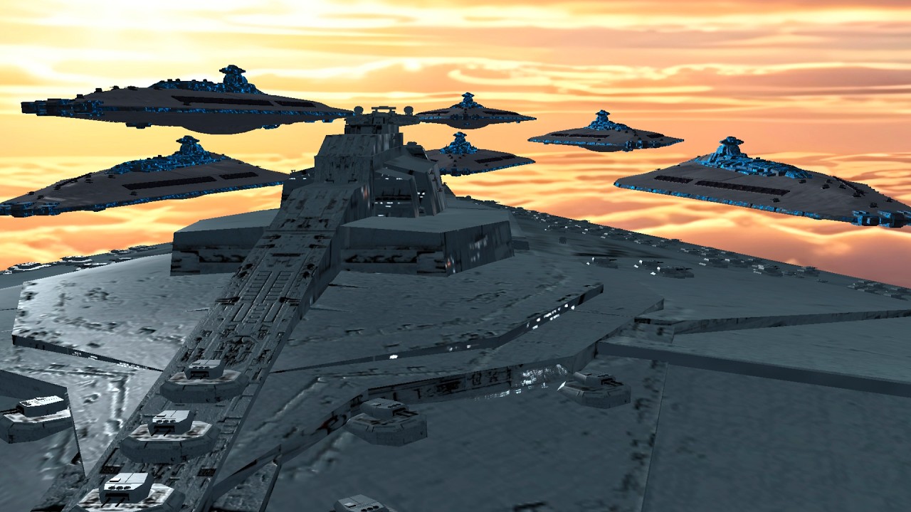 Mandator II Fleet vs Mandator III | Star Wars Empire at War Remake AR