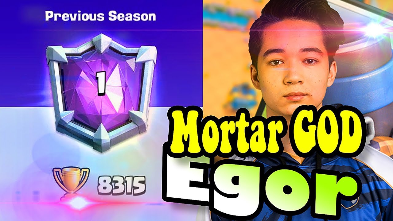 Sི Tི Aི Rོ™️✨ NEW WORLD RECORD! 🏆 #1 Egor Mortar God Gameplays - Clash Royale