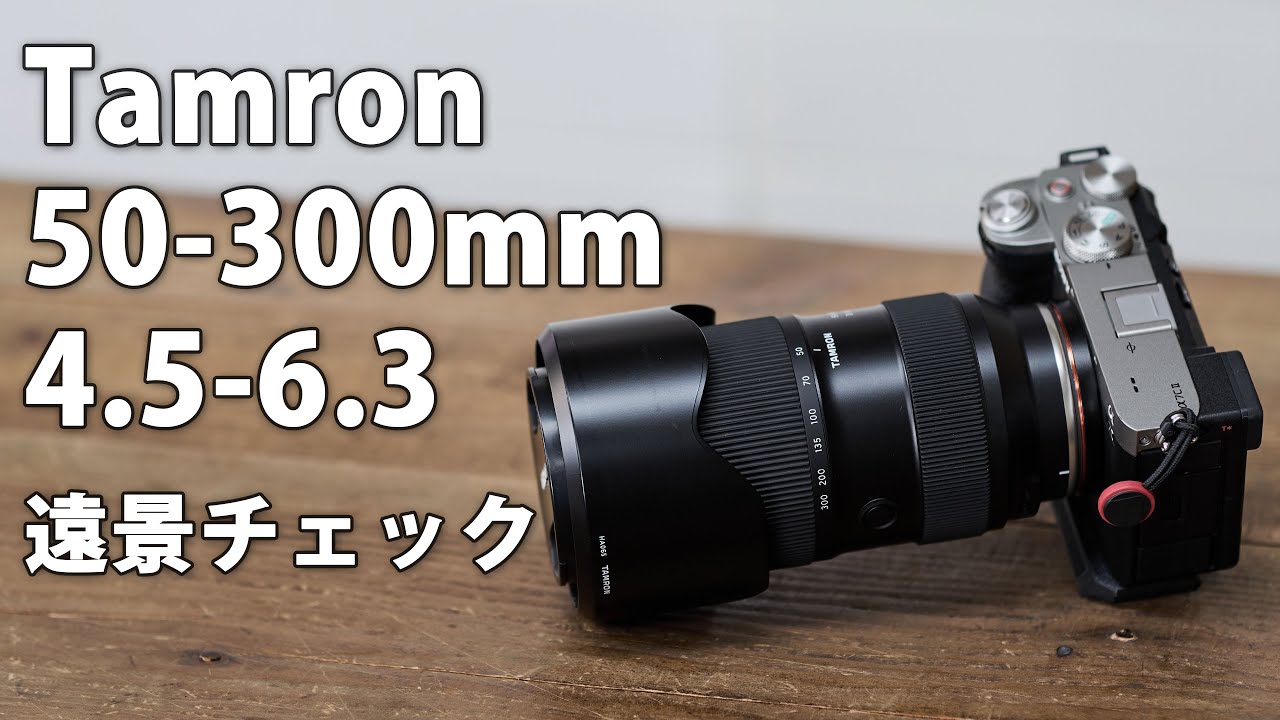 Tamron 50-300mm F 4.5-6.3 Di III VC VXD レビュー その１ 遠景解像度チェック。マイクロフォーサーズの便利ズーム LUMIX  14-140mm と比較してみた。