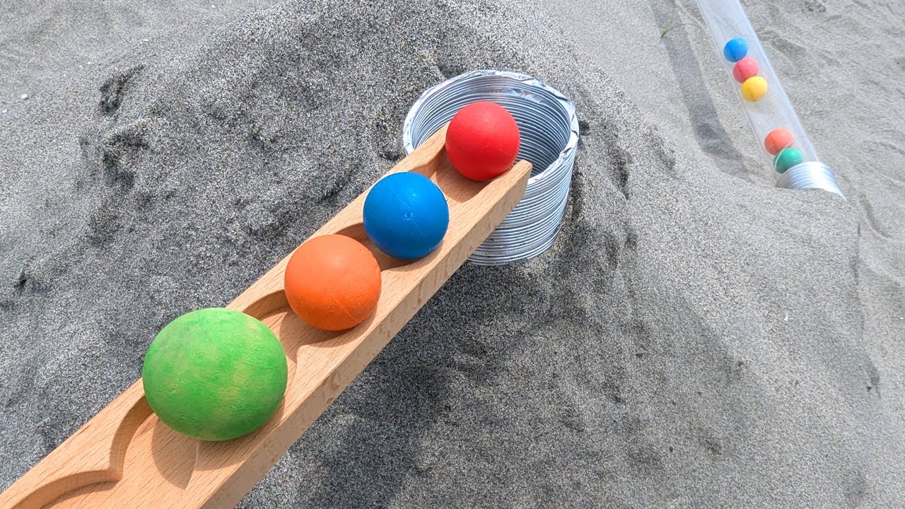 Marble run by the sea ☆ A once-in-a-lifetime course summary of nature
