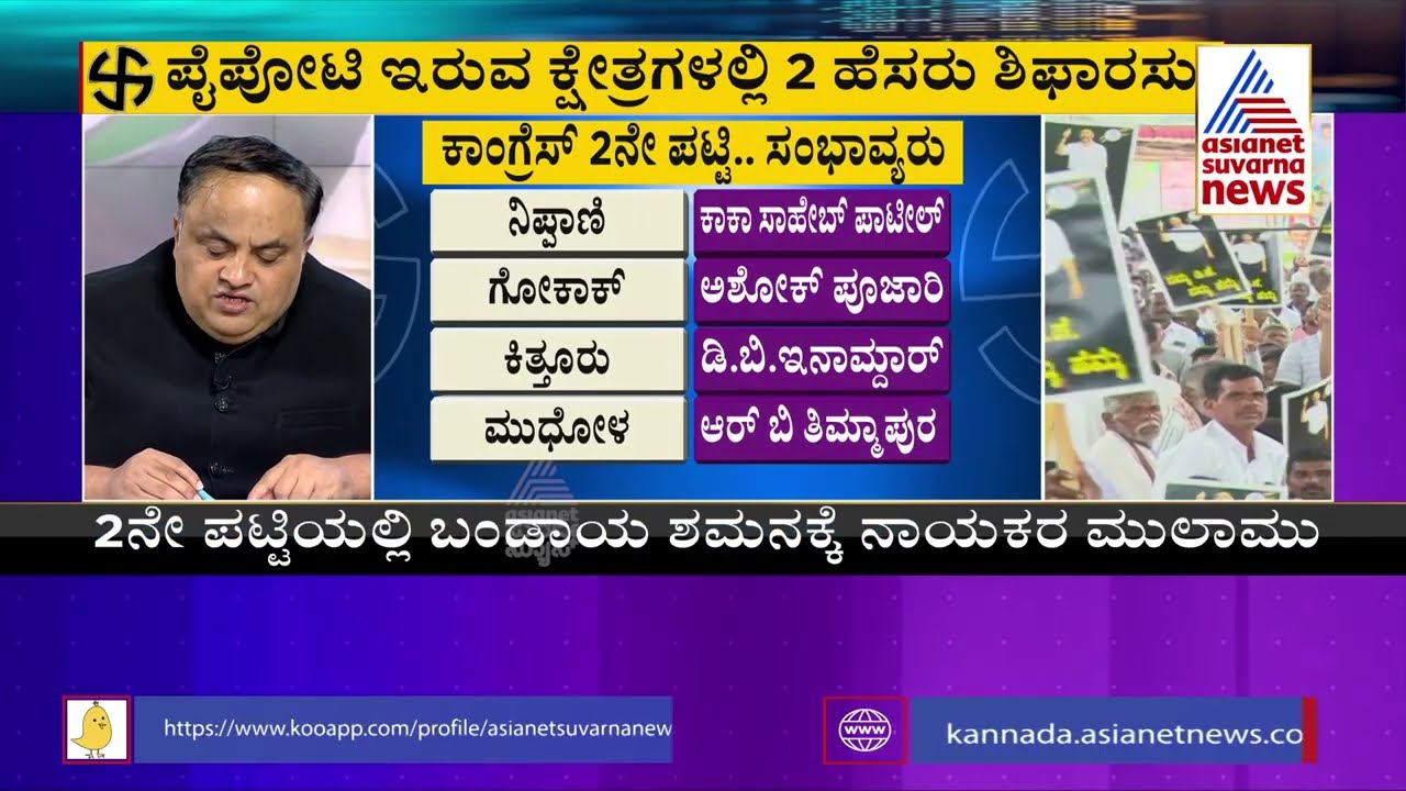 ಕಾಂಗ್ರೆಸ್ ಪಟ್ಟಿ ಗುಟ್ಟು..! Discussion With Prashant Natu On Congress' 2nd Candidates List (Part-2)