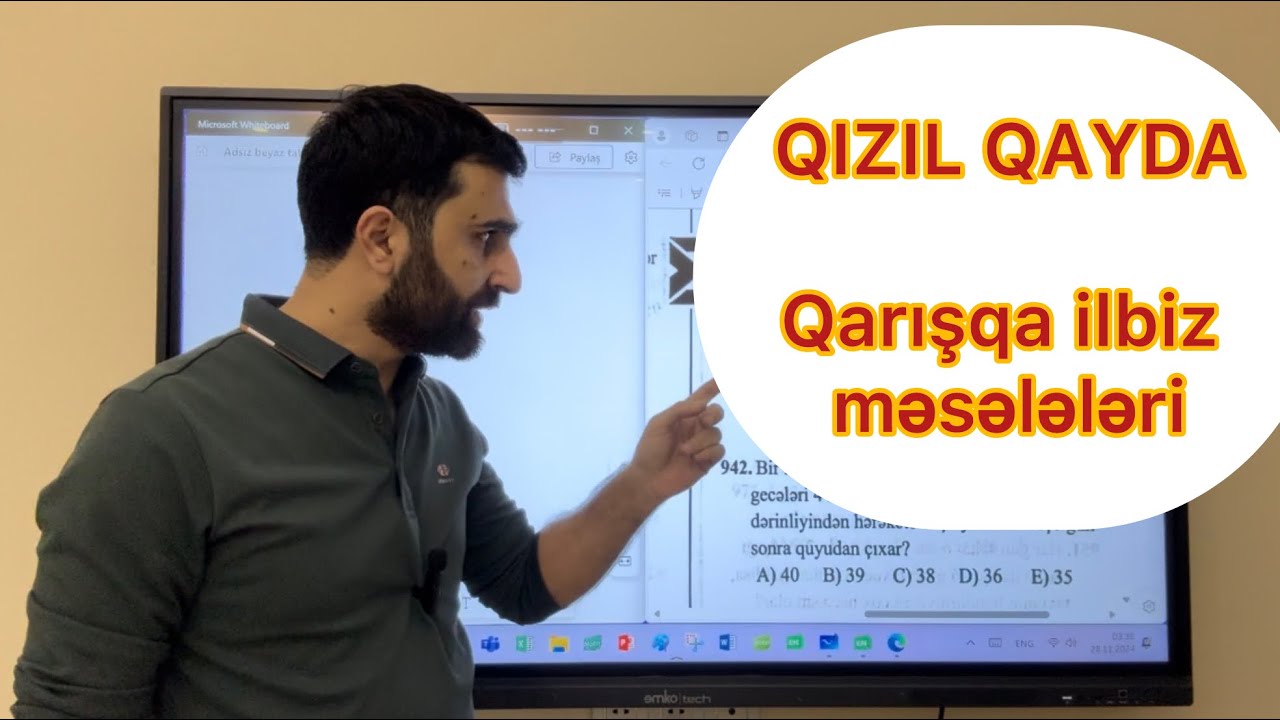 QIZIL QAYDA - Qarışqa ilbiz məsələləri / İBTİDAİ / MİQ Sertifikasiya