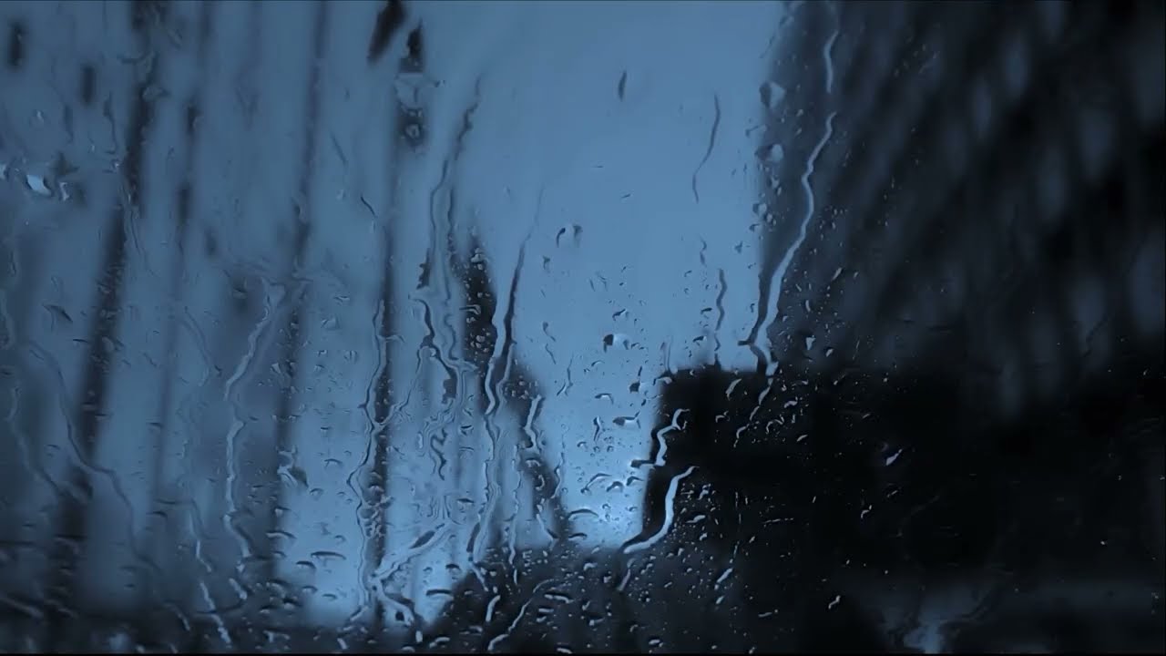 Rain Sounds for Sleep | Rainy Night Window (1 Hour)