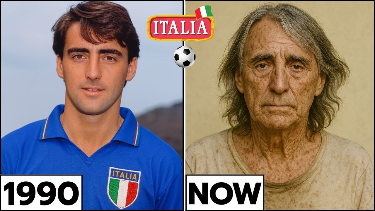 Italy 🇮🇹 World Cup 1990 Squad ⚽ Then and Now