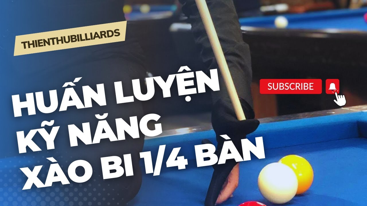 Chi tiết XÀO BI 1/4 BÀN (LÊN TRÌNH NGAY) #thienthubida