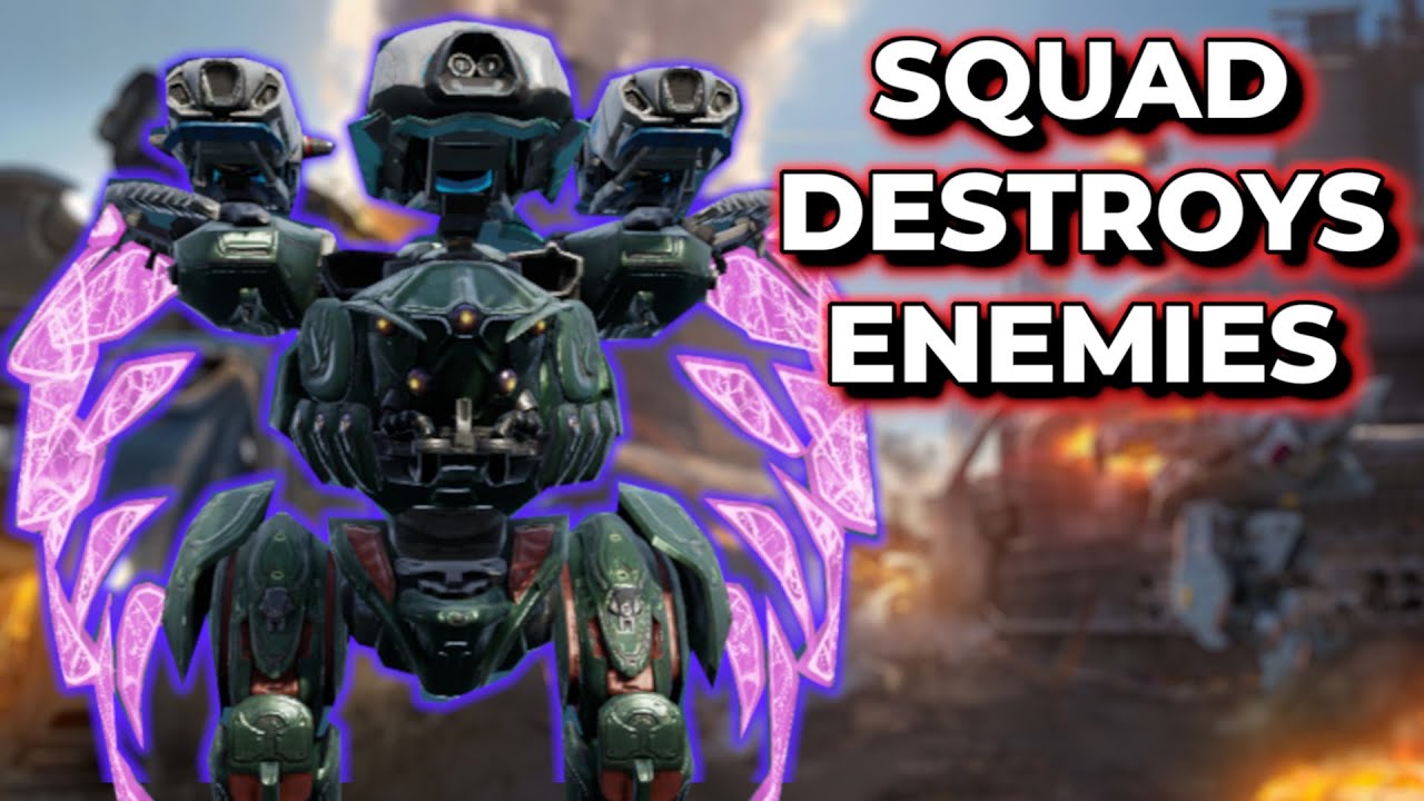 WR - Kicking The Enemy Teams Bots In A Meta Squad | War Robots