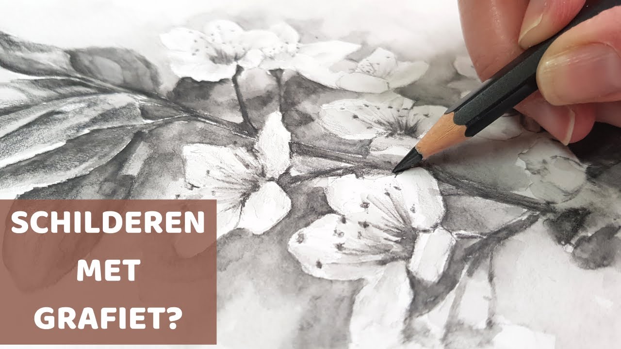SCHILDEREN MET GRAFIET? Graphite aquarelle REVIEW  | LEREN TEKENEN