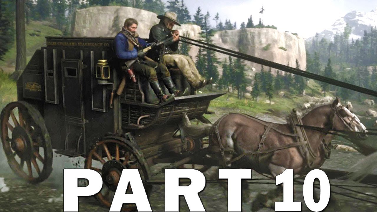 Ограбление банковской дилижансной и кража овечьего стада! Геймплей Red Dead Redemption 2, часть 1...