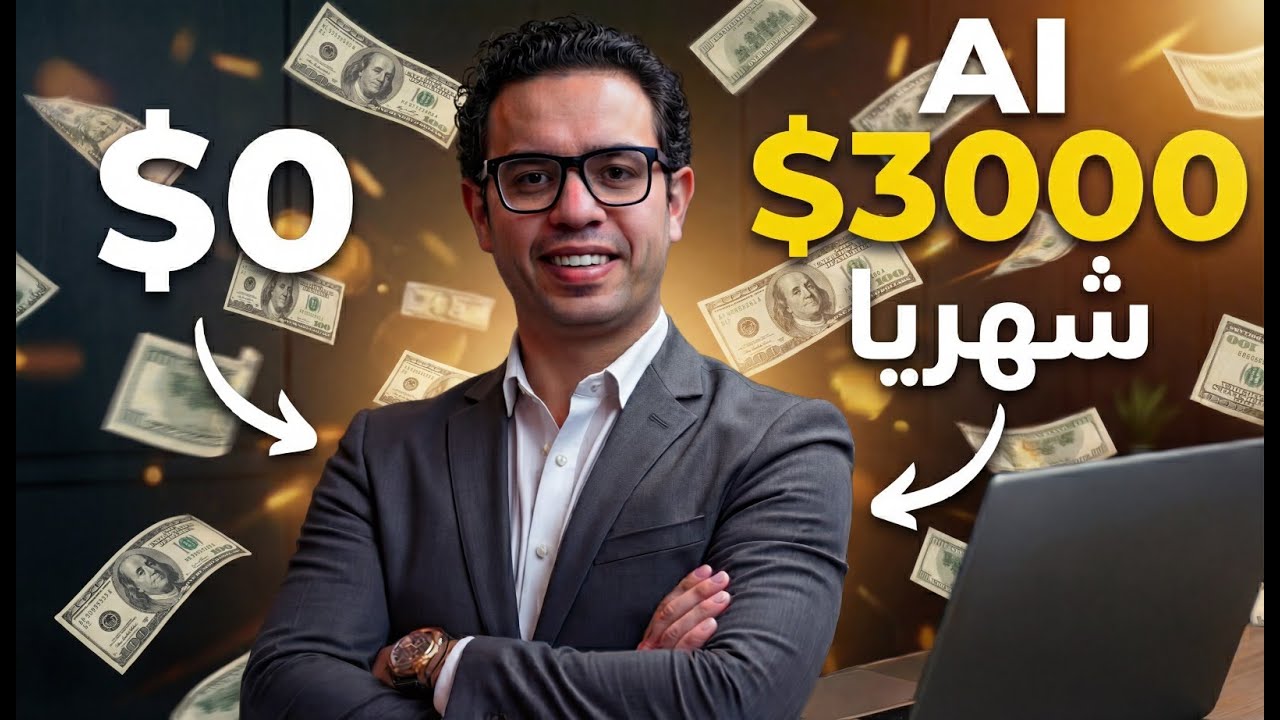 ٣ مشروعات ذكاء اصطناعي قد تحقق لك ثروة ( بدون موظفين بدون راس مال ) تصلح للمبتدئين