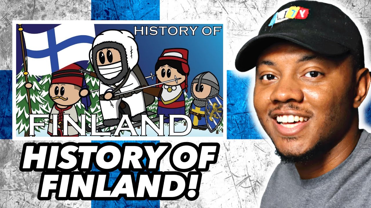 AMERICAN REACTS To The Animated History of Finland
