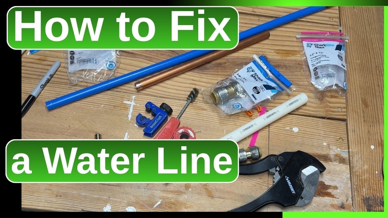 How to DIY Fix a Burst Water Line with SharkBite Fittings