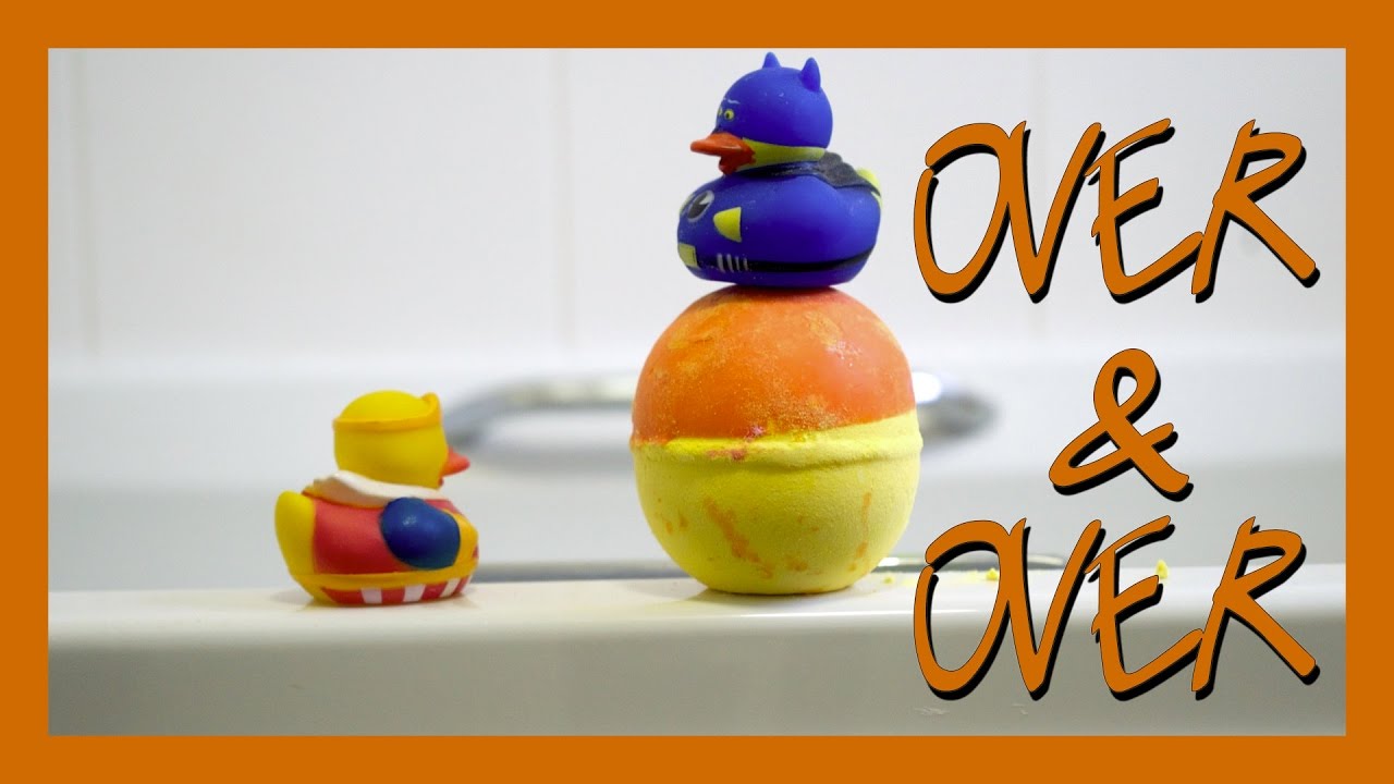 Over and Over Lush Bath Bomb Demo