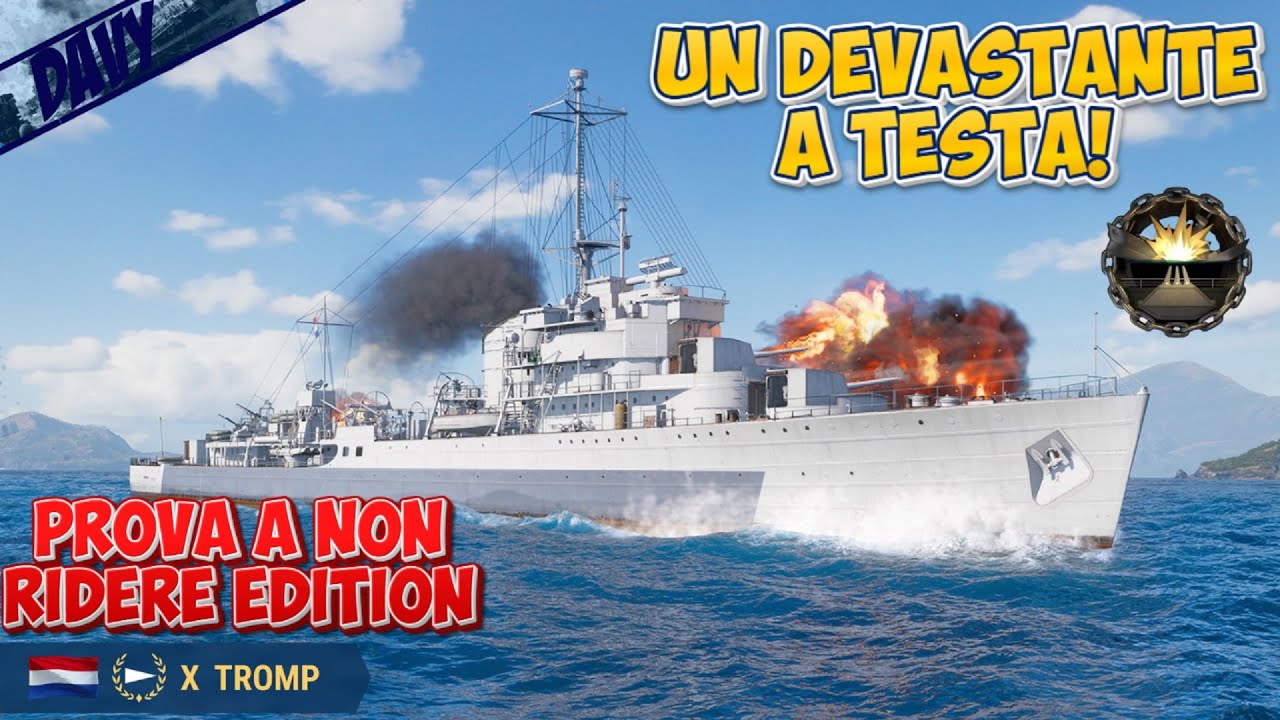 TROMP, SE RIDI IN QUESTO VIDEO HAI PERSO.. (ma che partita è uscita?)⚓WORLD OF WARSHIPS ITA⚓