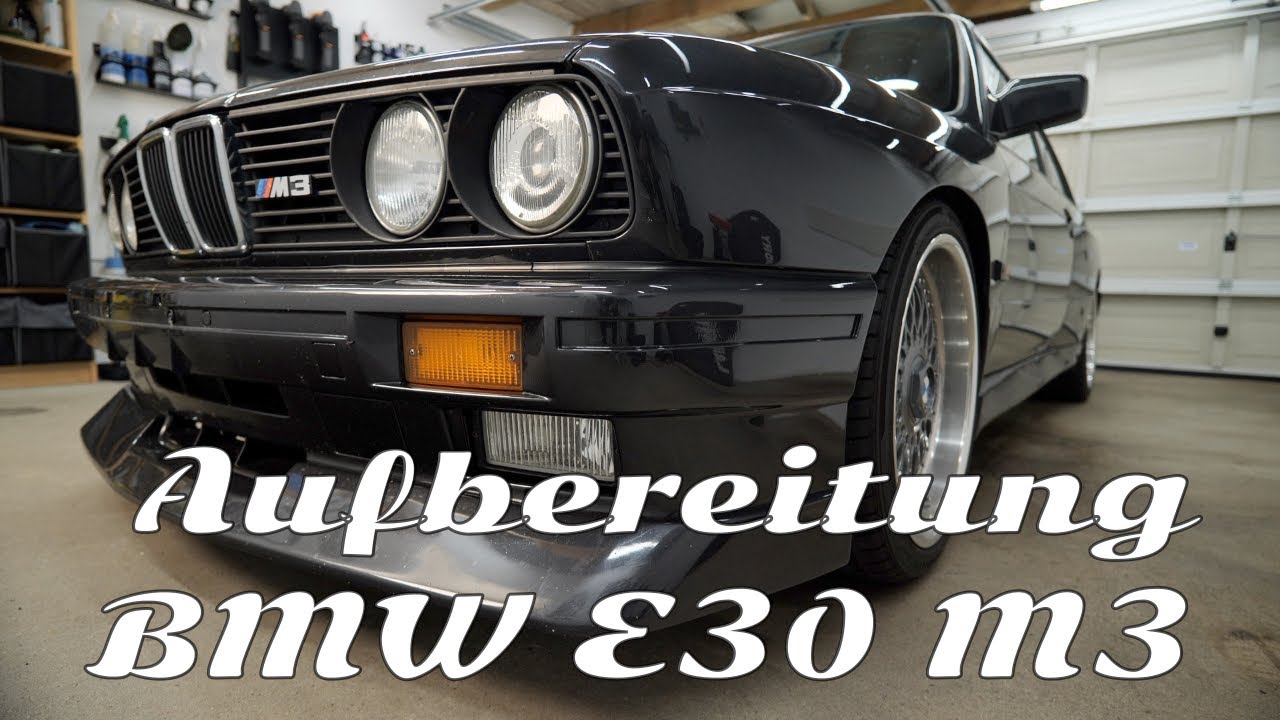 Ikone der 80er: Aufbereitung BMW E30 M3