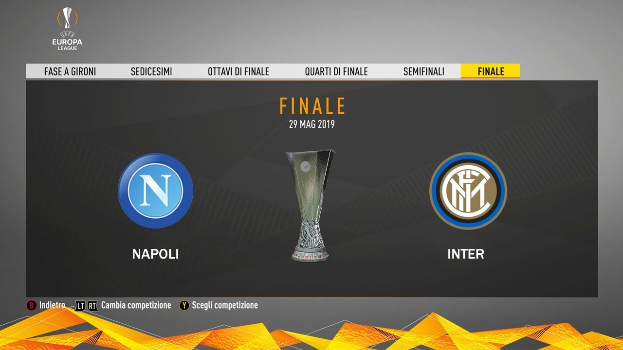 Riescono NAPOLI e INTER a VINCERE l'EUROPA LEAGUE? Miti di Fifa 19