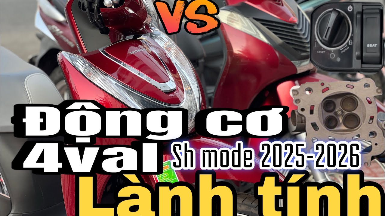 HONDA SH MODE Mới & Cũ Khác Nhau ra sao? 2 val vs 4 val [ Xe và Đời Sống ]