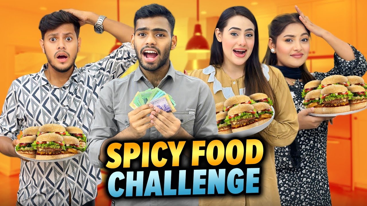 ঝাল খেয়ে অবস্থা খারাপ হয়ে গেলো | Spicy Food Challenge | Rakib Hossain | Ritu Hossain