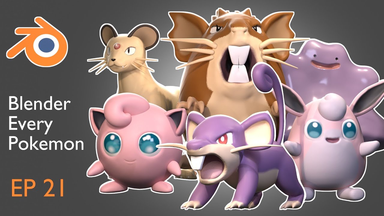 Blender Every Pokemon - EP. 21 Normals