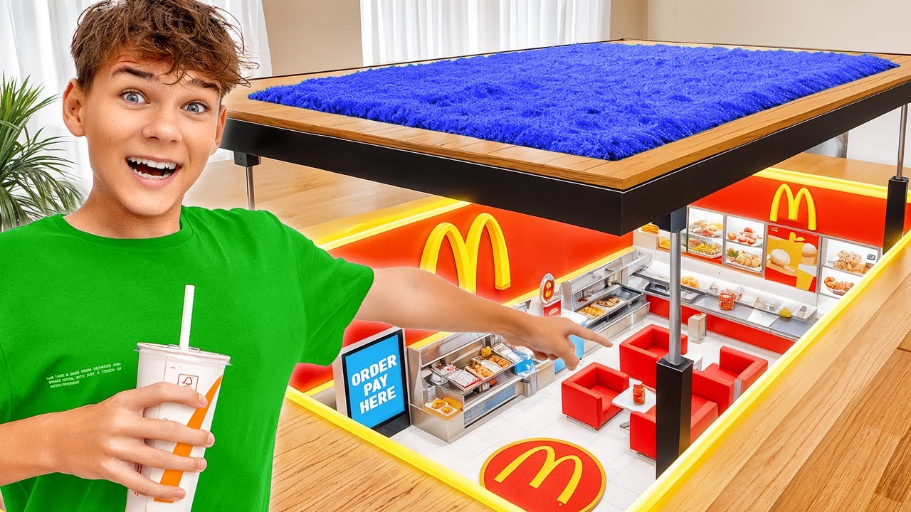 ИВАН ПОСТРОИЛ СЕКРЕТНЫЙ McDONALD'S В СВОЕЙ КОМНАТЕ!