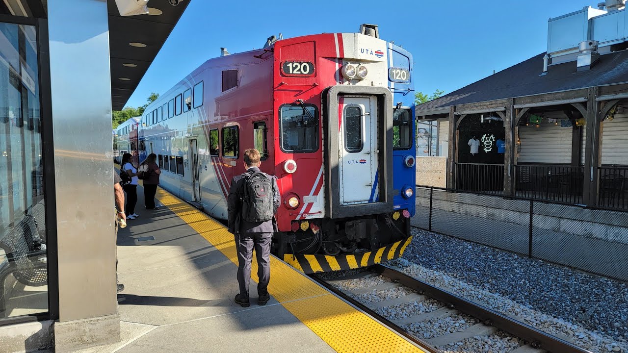 How to Ride the UTA FrontRunner Train to Downtown SLC, and Connect to the Airport (June 11, 2024)