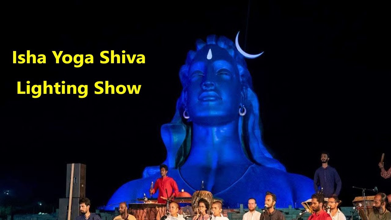 Isha yoga Shiva Lighting Show | Shiva Raathiri | சிவ ராத்திரி