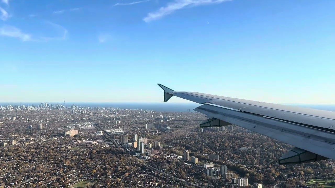 Landing in Toronto…