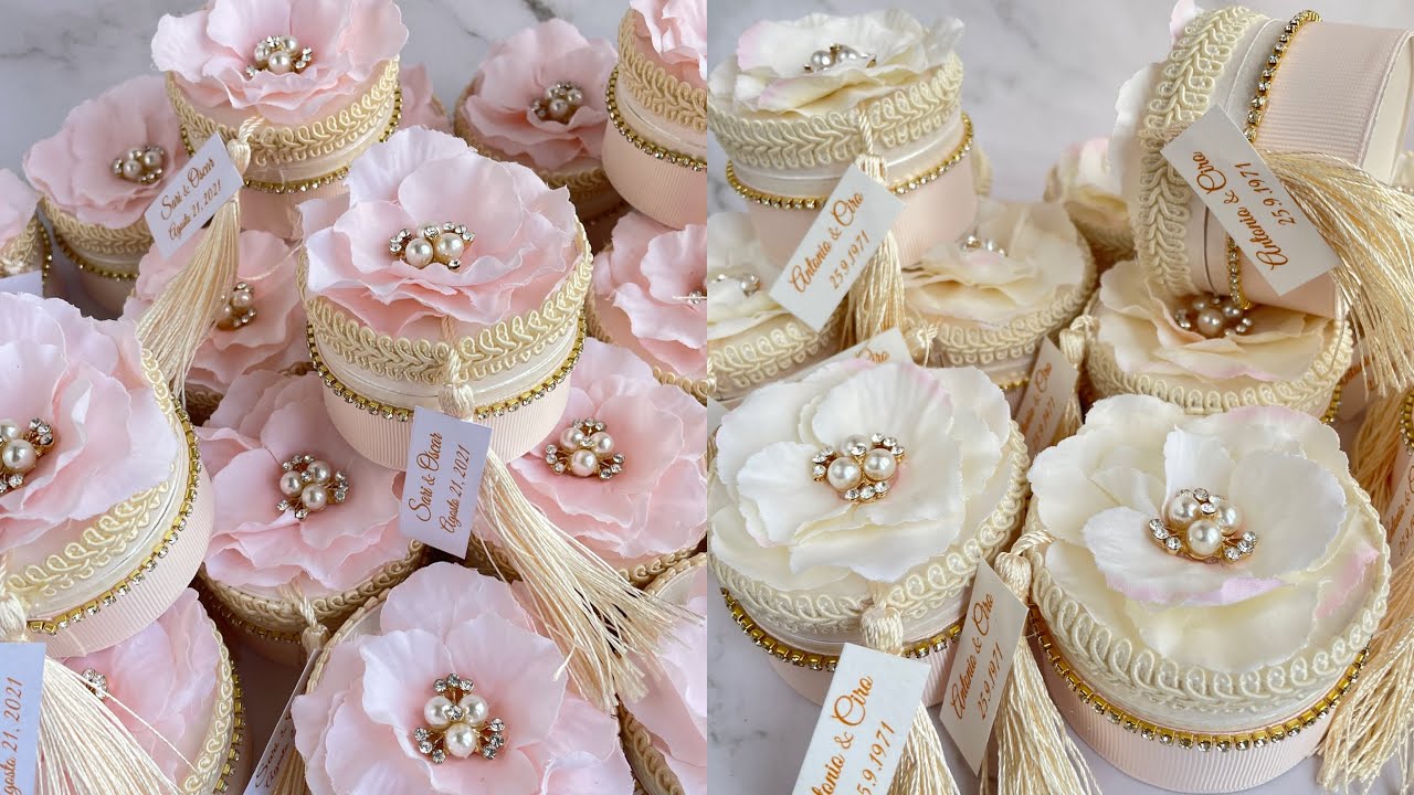 Aesthetic wedding favor boxes|Favours|
