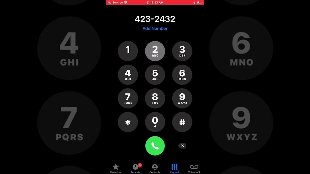 My phone number