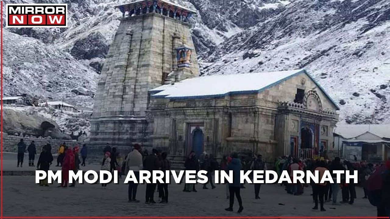 PM Modi arrives in Kedarnath to unveil the masterplan project in the holy shrine
