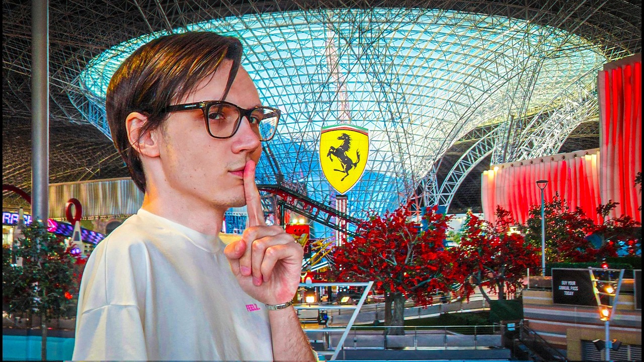 ЗДЕСЬ БЫЛ ХЭМИЛТОН! влог из FERRARI WORLD ABU DHABI...