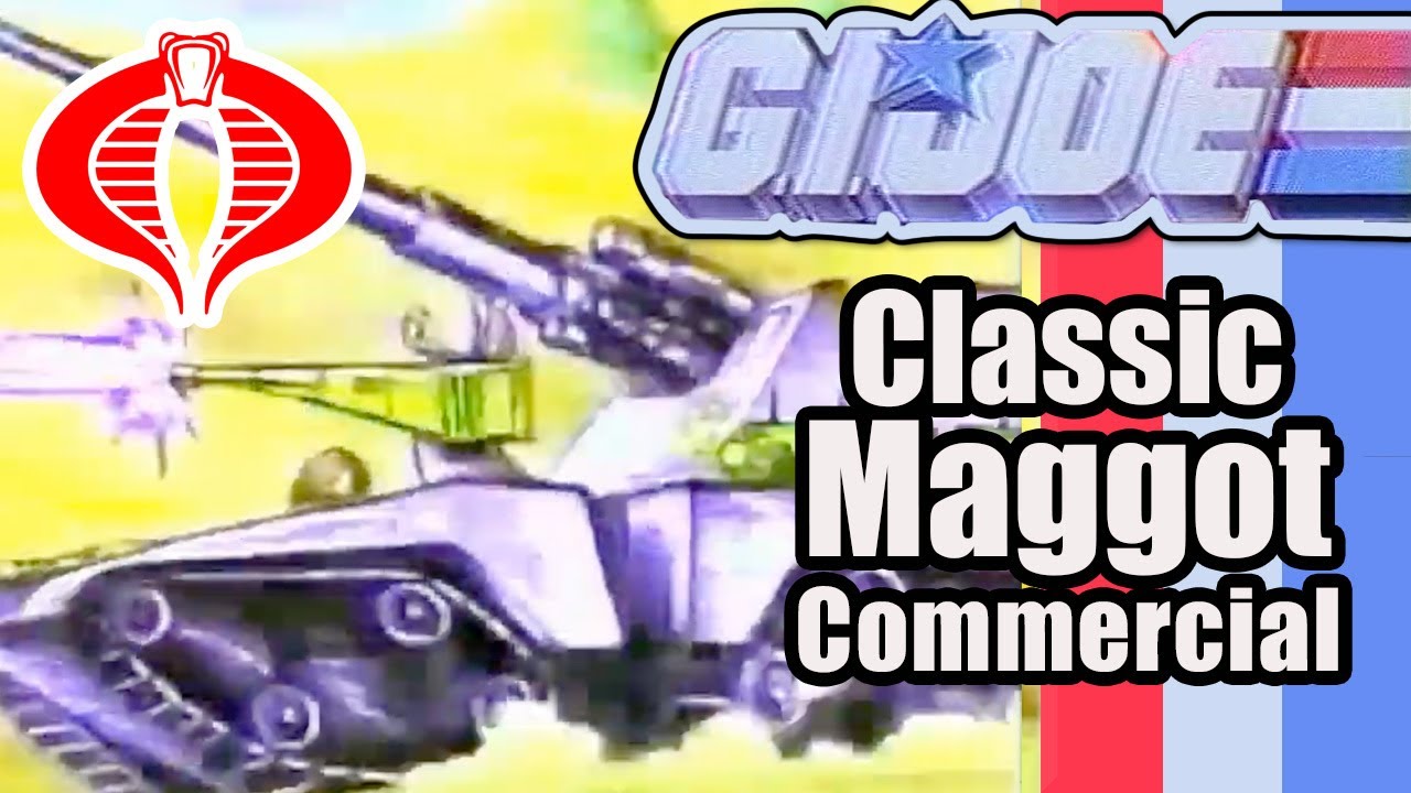 GI Joe Commercial | 1987 COBRA MAGGOT | Retro Toy Commercials #actionforce  #gijoes