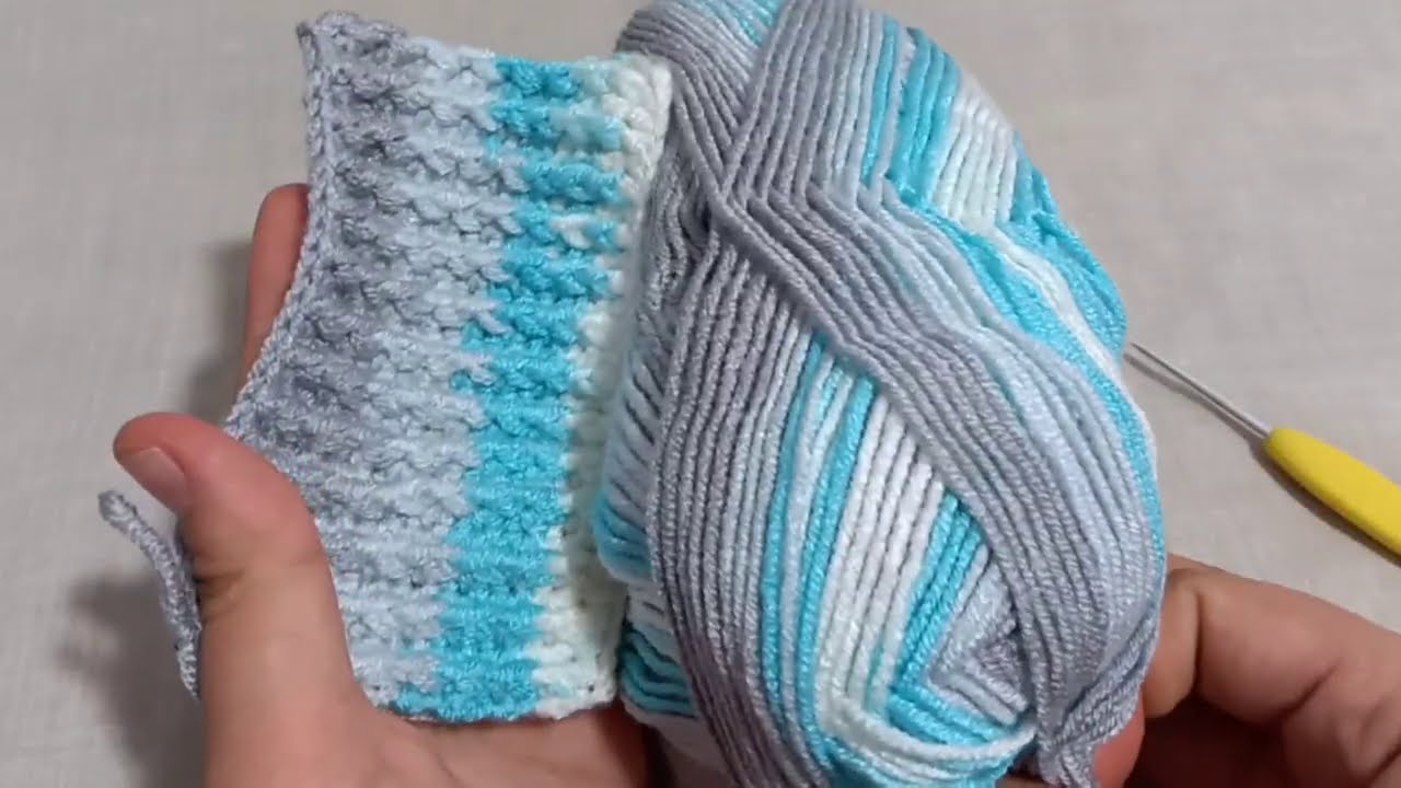 Super Easy Knitting pattern-BATİK İP İLE MUHTEŞEM ÖRGÜ MODELİ  👍#easycrochet #crochetpattern
