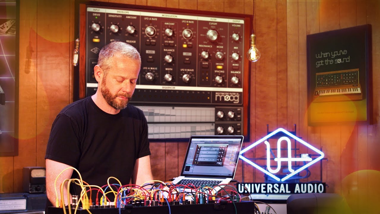 UAD Moog Multimode Filter XL performance with David Phipps of STS9
