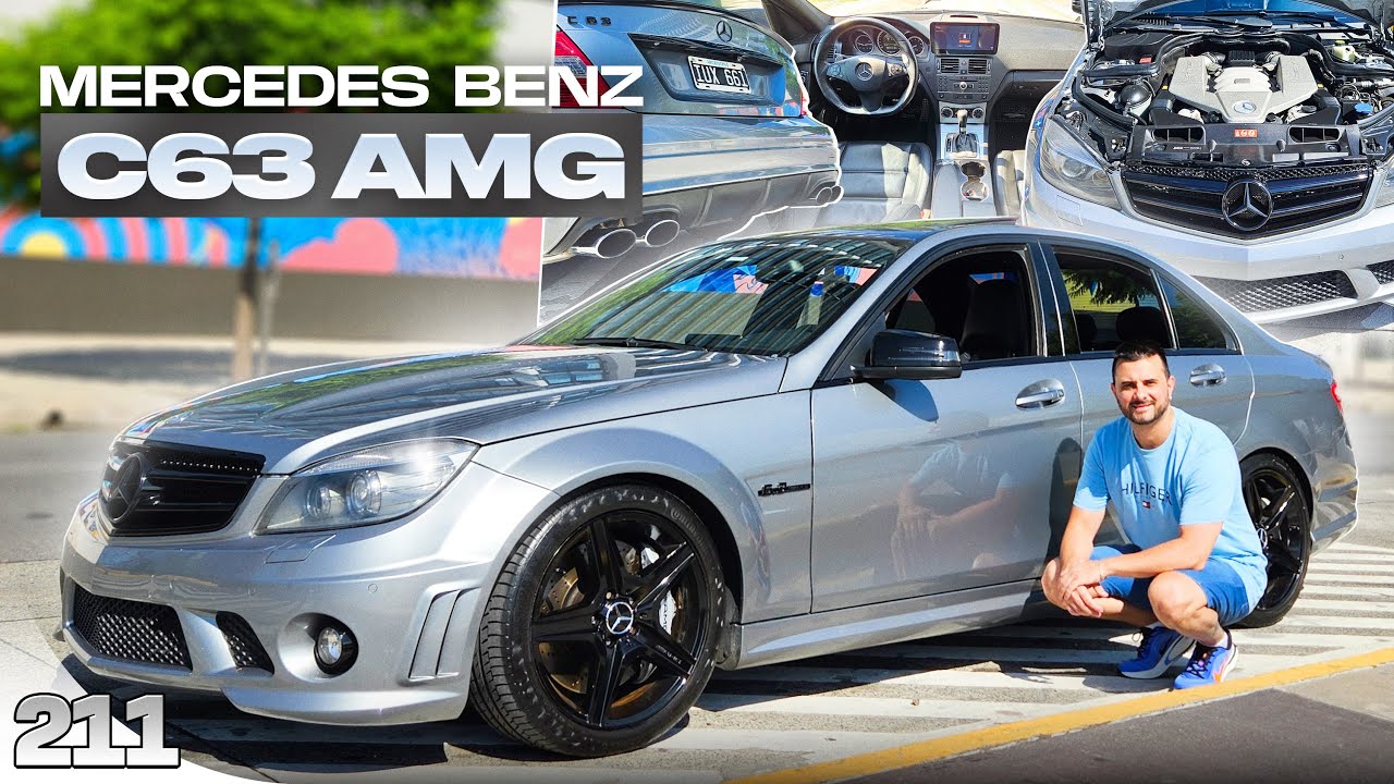 Un MUSCLE CAR ALEMAN 🇩🇪 Mercedes Benz C63 AMG