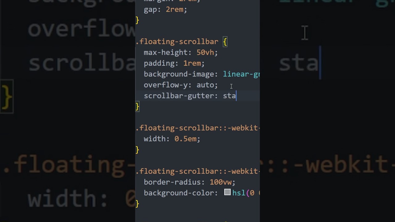 The scrollbar control you didn&rsquo;t know you needed #css