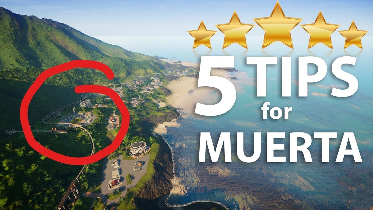 5 TIPS for building on MUERTA | Jurassic World Evolution sandbox