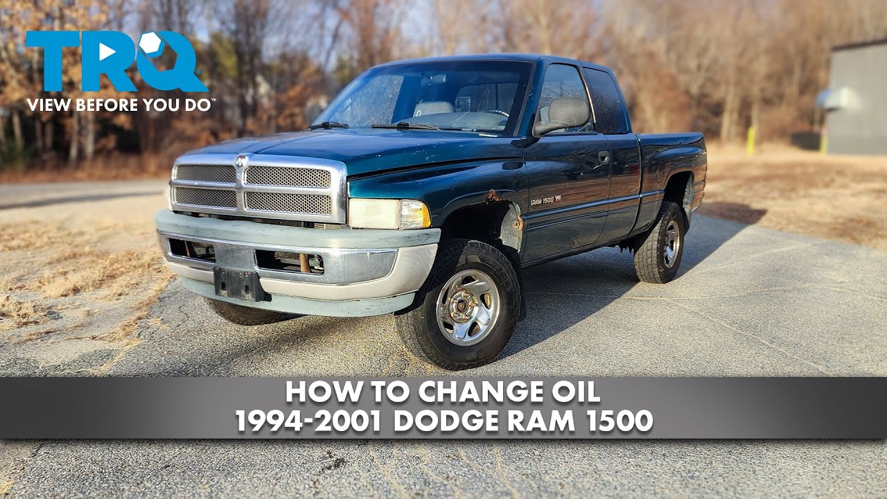 How to Change Oil 1994-2001 Dodge Ram 1500