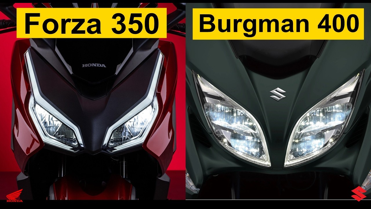 Honda Forza 350 vs Suzuki Burgman 400 |Comparison |TM