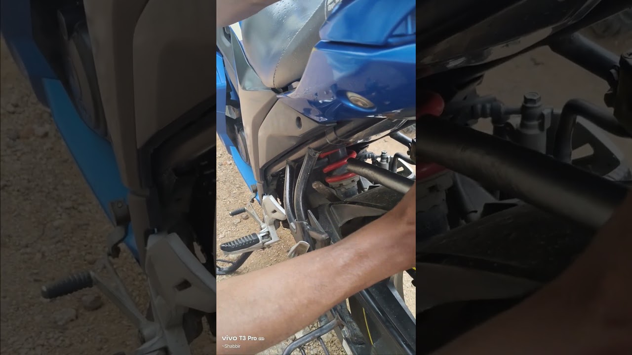 Gixxer sf seat height adjustment (mono shock suspension soft karna)
