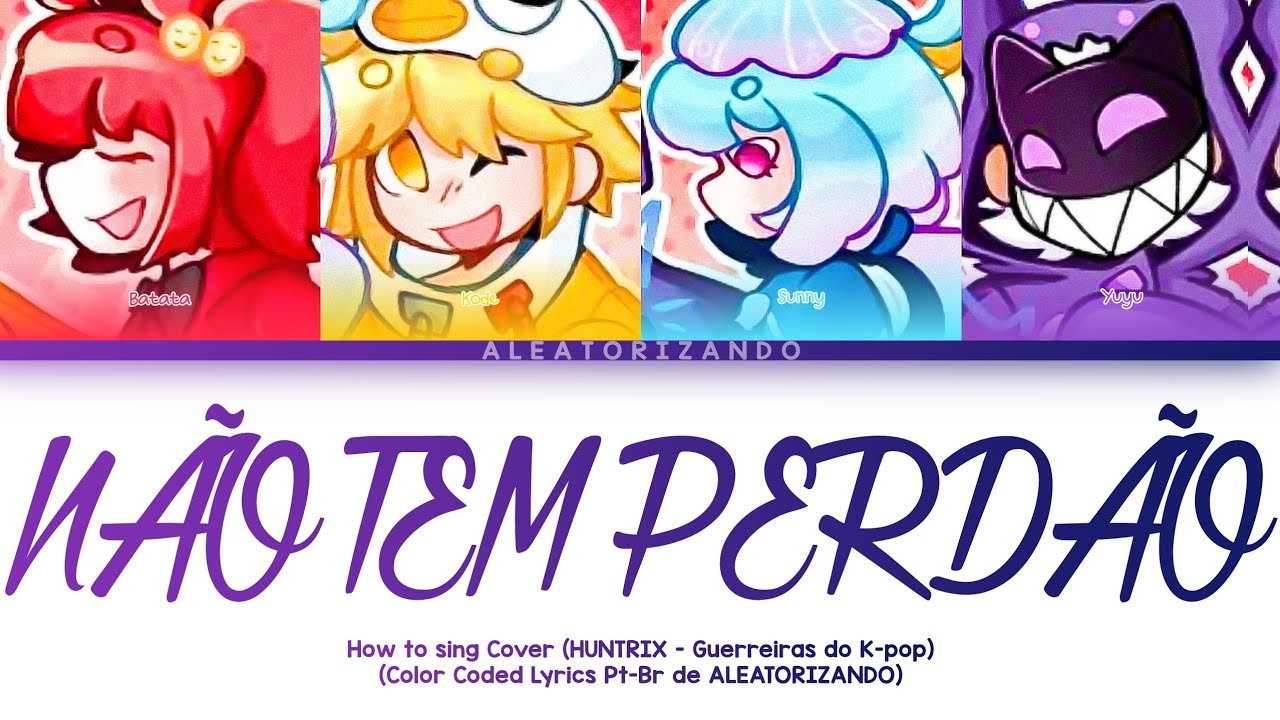 Se 'Turma da Batatinha' cantasse 'Não Tem Perdão' (Color Coded Lyrics) de ALEATORIZANDO