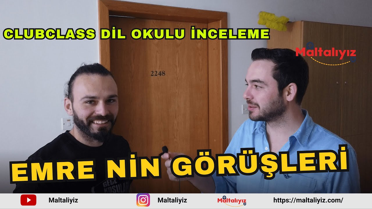 Malta dil okulları - Clubclass inceleme ve Öğrencimizin görüşleri