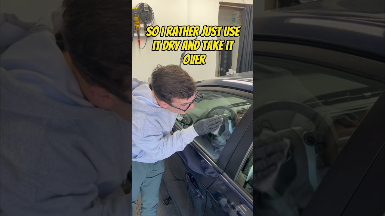Scratch glass to perfection 🤯 #detailing #autodetailing #detailers #cardetailing #carwash