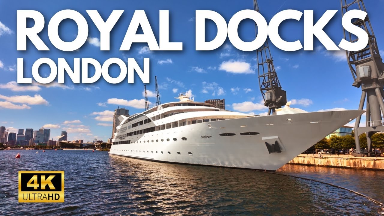 Scenic Walkthrough Around Royal Docks in London | Beautiful Walks