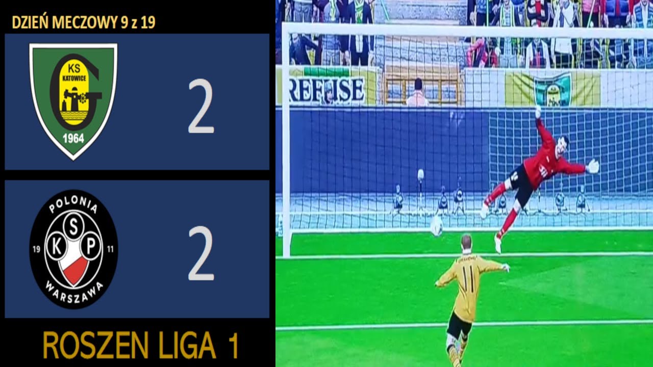 GKS Katowice 2:2 Polonia Warszawa