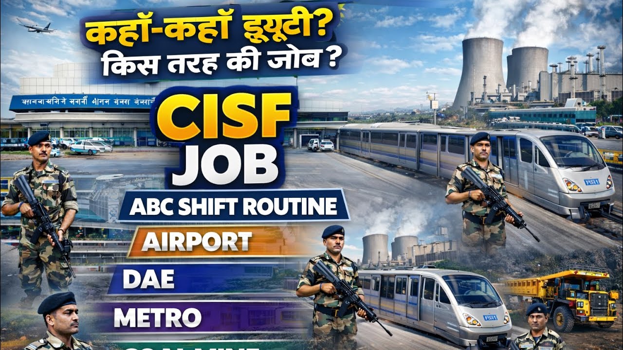 CISF Constable Job Profile | Duty Hours | Posting Areas | Salary & Career