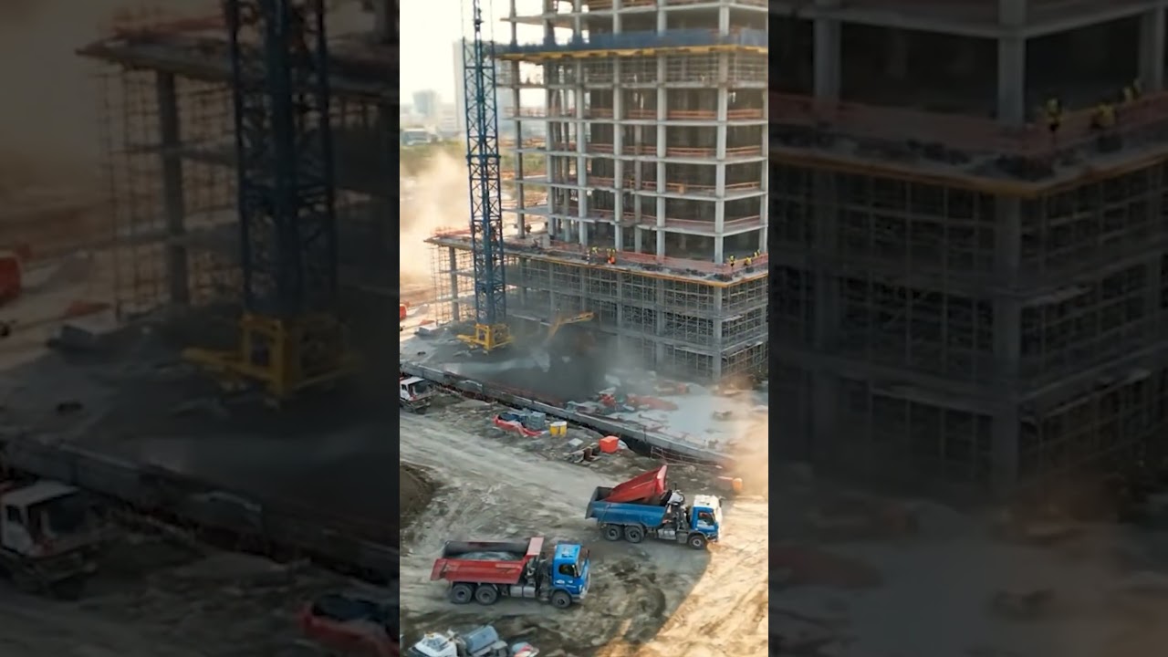Big Trucks Build a New City! | Fun Construction for Kids | Amazing View from Above