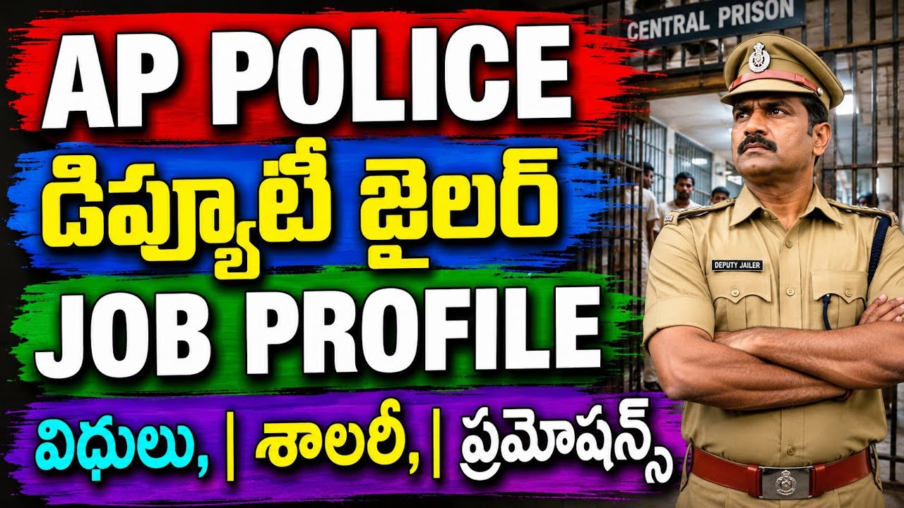 || AP Deputy Jailor (Si ) Job profile|| Duties|| Salary|| Promotions ||