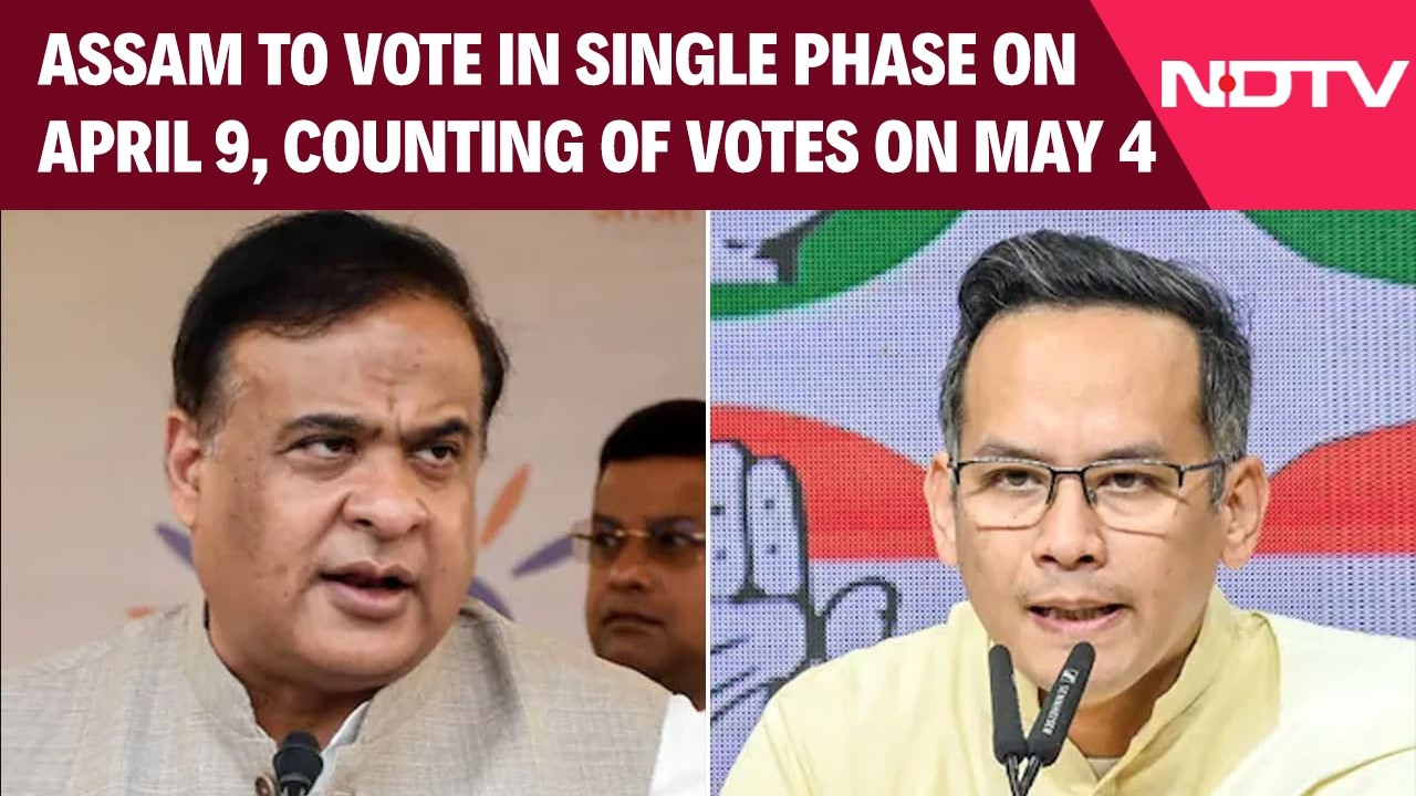Assam Election Date | Assam To Vote In Single Phase On April 9, Counting Of Votes On May 4