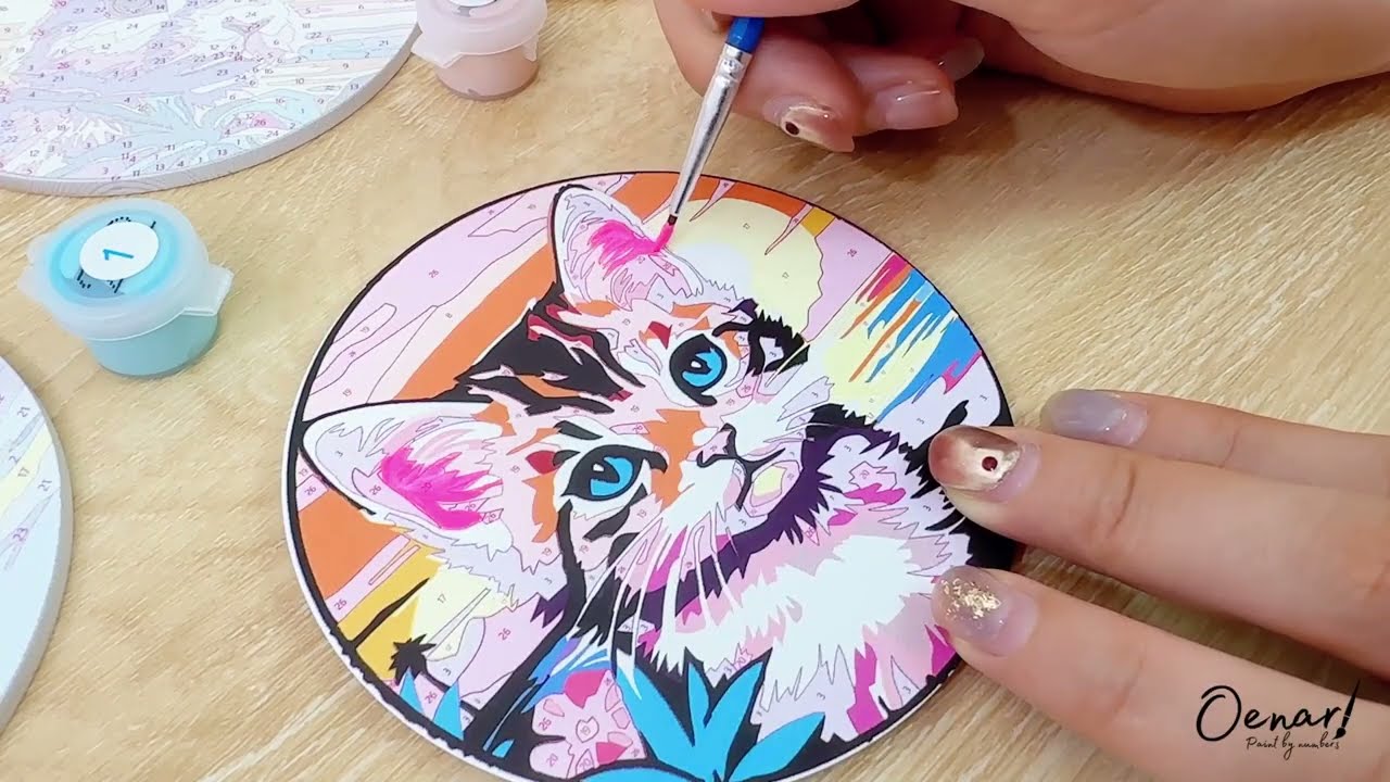 Stunning Coasters with Paint-By-Numbers Kits | Oenart&trade;